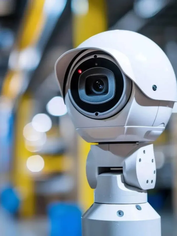 Videokameraüberwachung in einem Produktionsbetrieb