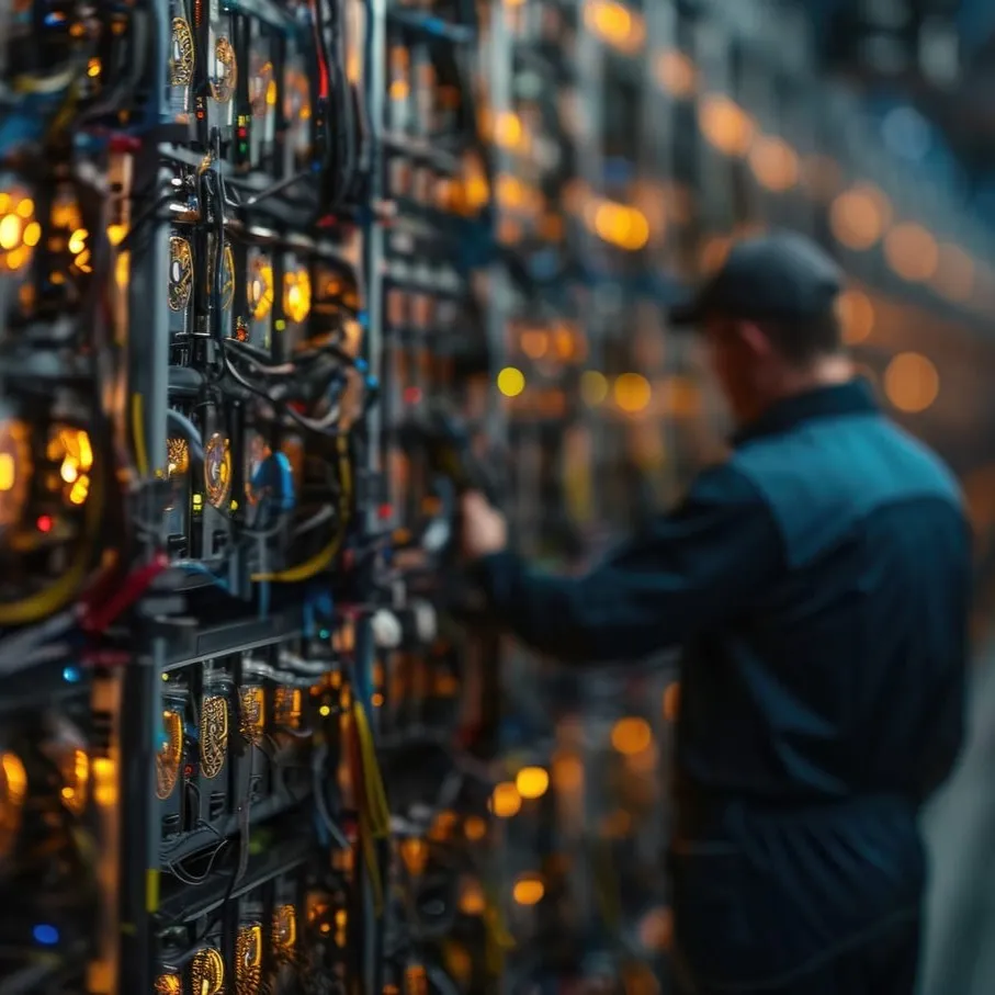 Sparolin-Elektrotechnik-Elektriker Elektrotechniker überprüft Kabelverbindungen